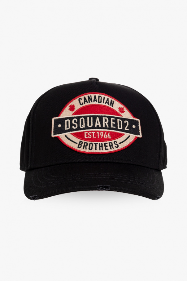 AFB embroidered baseball cap Blau - Black Baseball cap Dsquared2